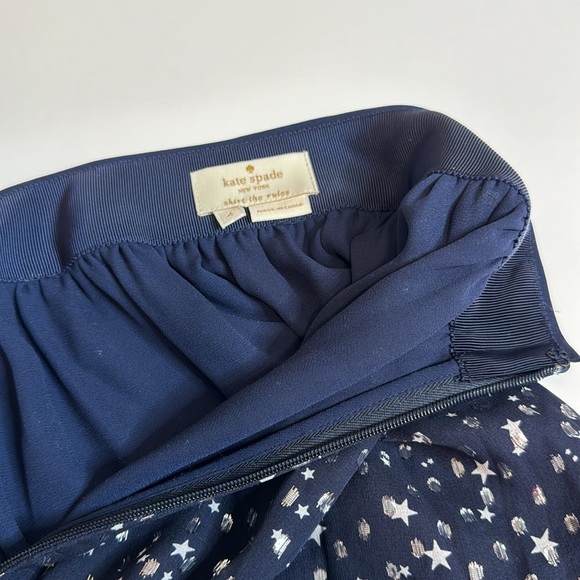 Kate Spade Night Sky lurex dot skirt rich navy - Picture 11 of 15